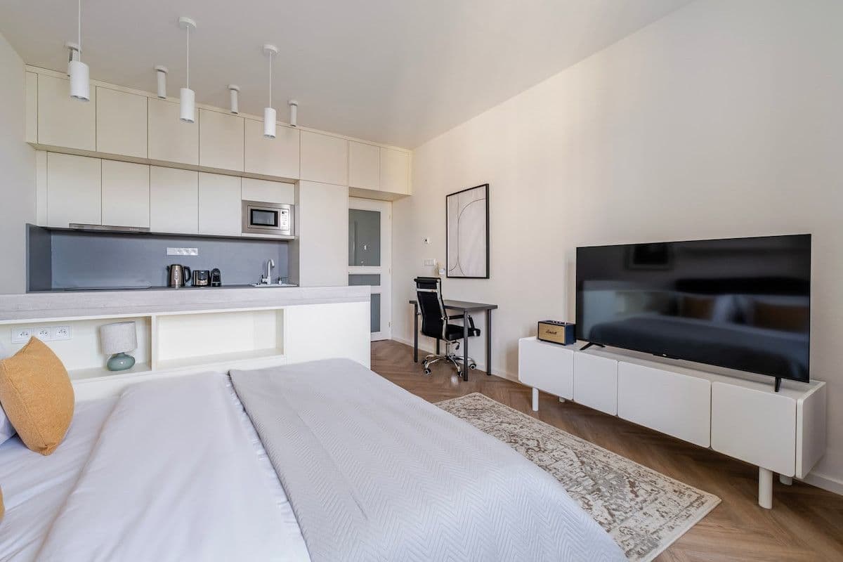 Prenájom bytu 29 m², Sázavská, Praha, Praha Prenájom bytu 29 m², Sázavská, Praha, Praha