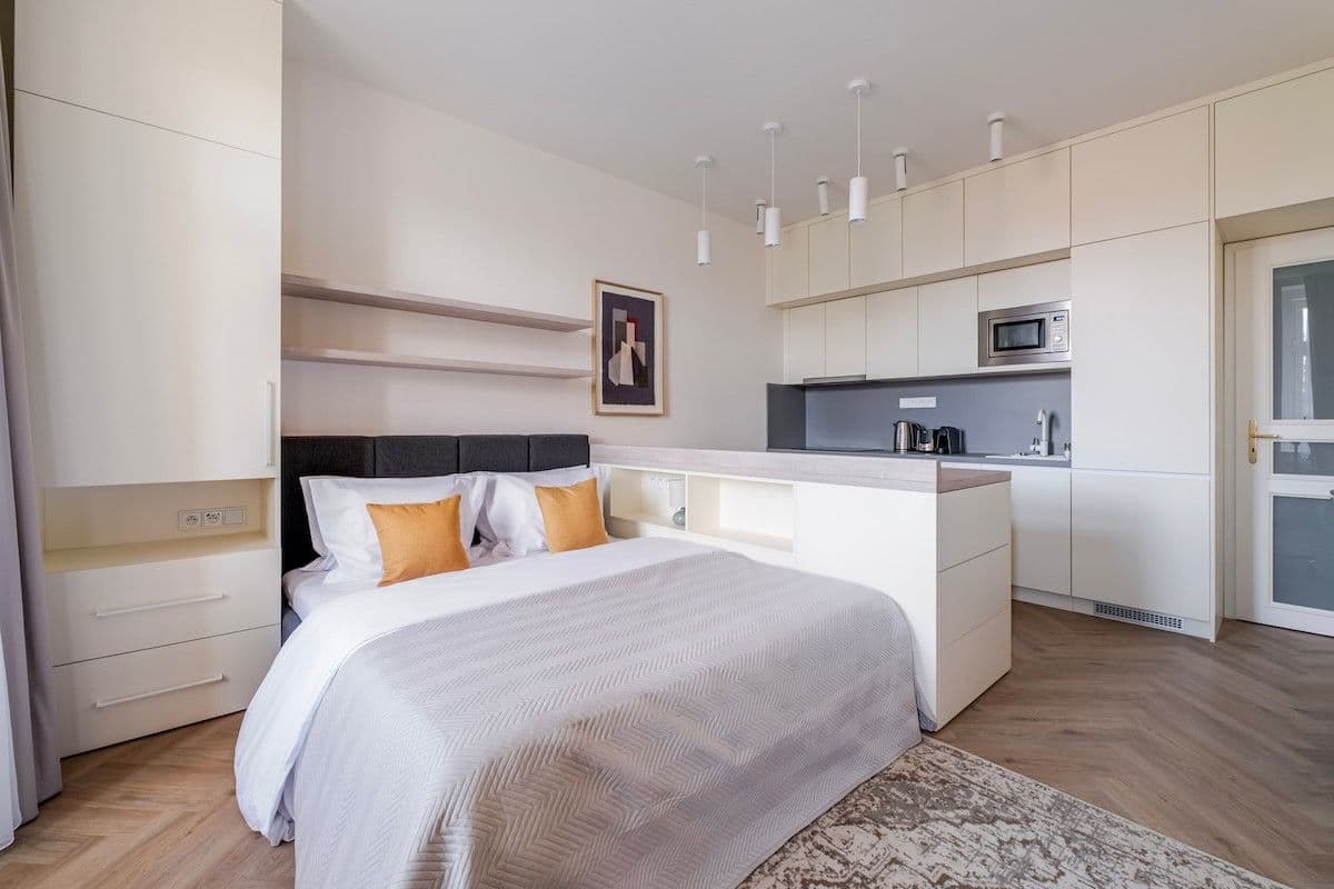 Prenájom bytu 29 m², Sázavská, Praha, Praha Prenájom bytu 29 m², Sázavská, Praha, Praha