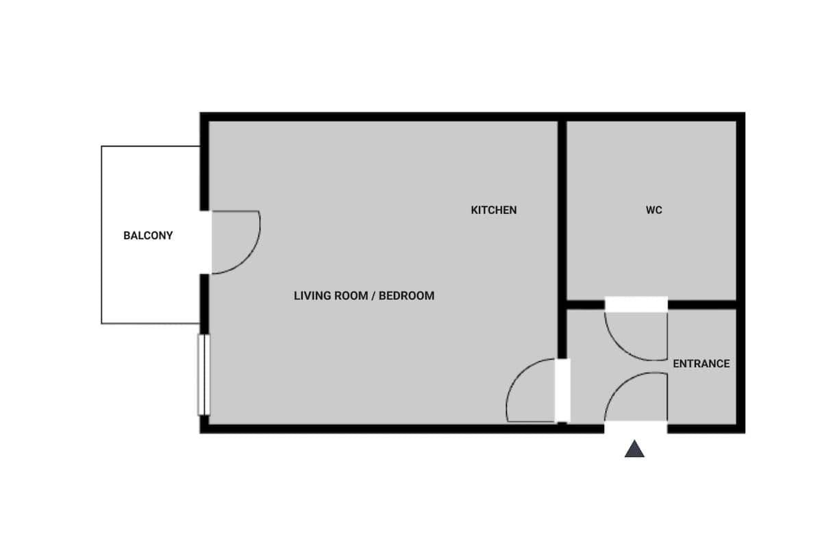 Prenájom bytu 29 m², Sázavská, Praha, Praha Prenájom bytu 29 m², Sázavská, Praha, Praha