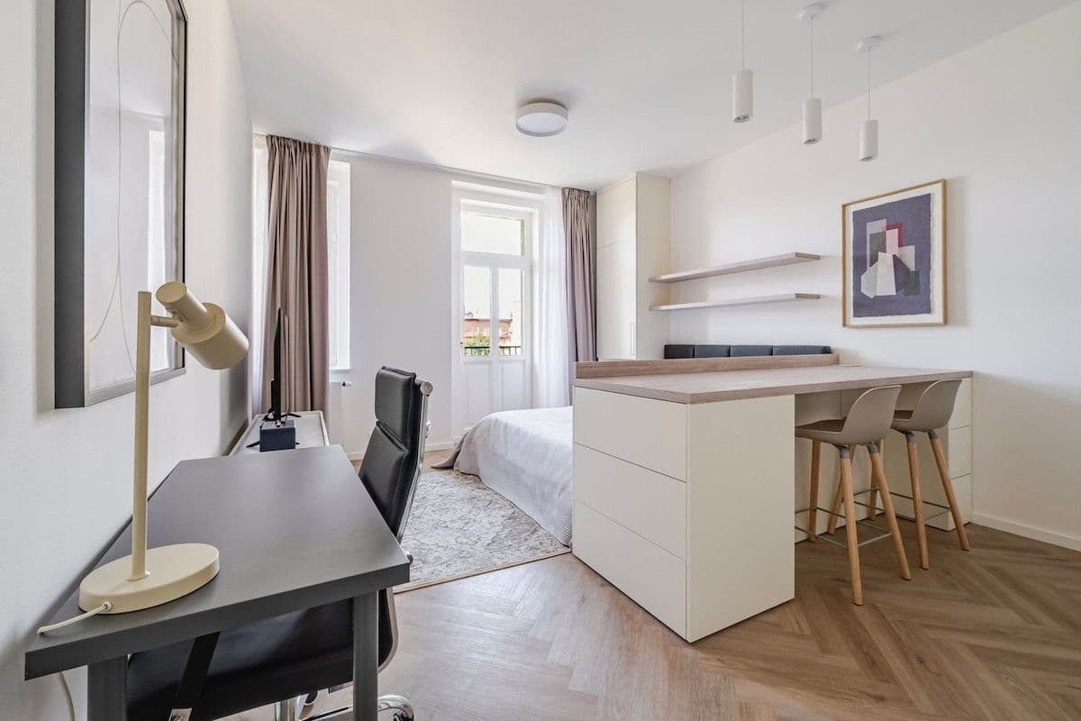 Prenájom bytu 29 m², Sázavská, Praha, Praha Prenájom bytu 29 m², Sázavská, Praha, Praha