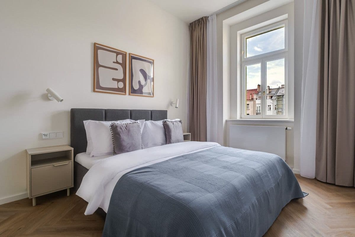 Prenájom bytu 47 m², Sázavská, Praha, Praha Prenájom bytu 47 m², Sázavská, Praha, Praha
