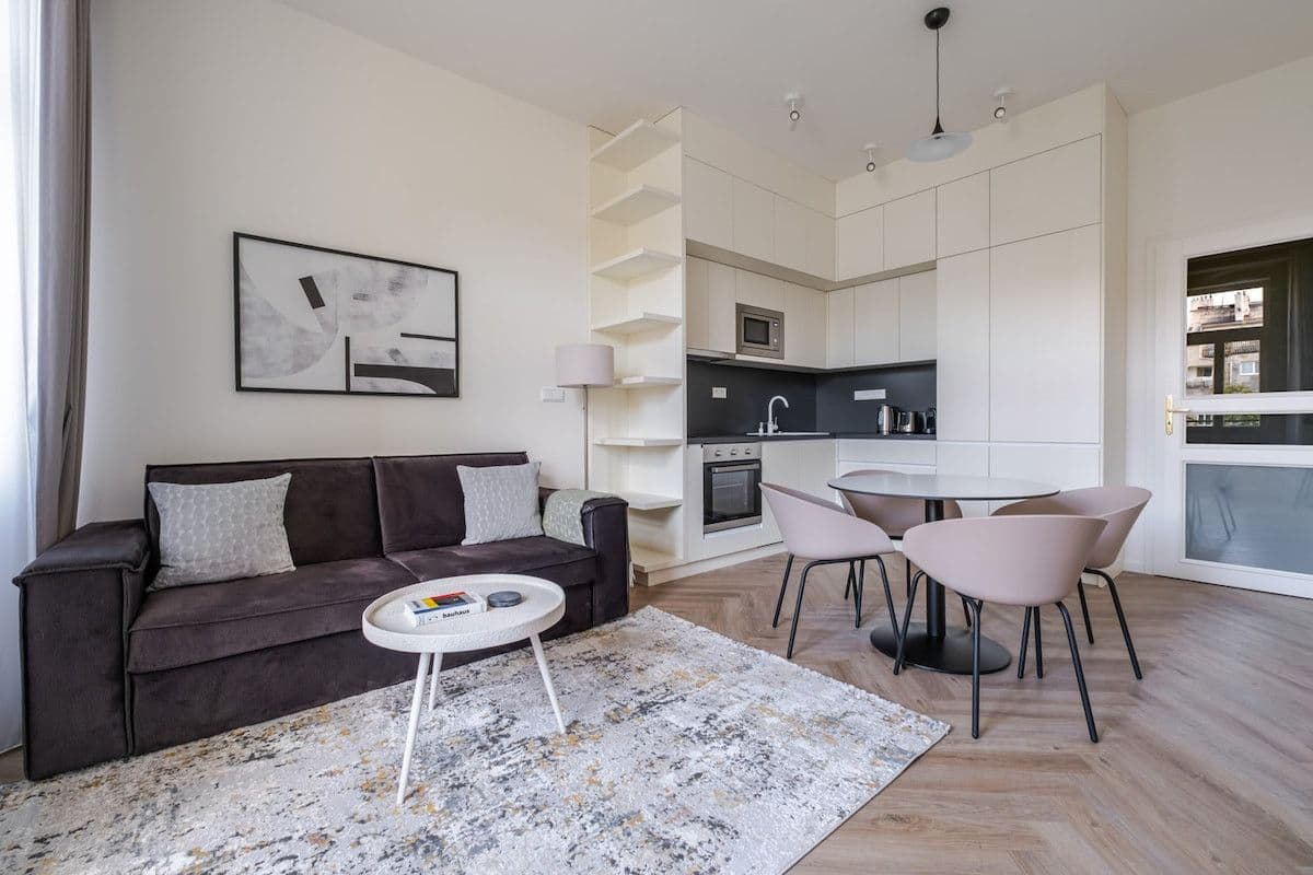 Prenájom bytu 47 m², Sázavská, Praha, Praha Prenájom bytu 47 m², Sázavská, Praha, Praha