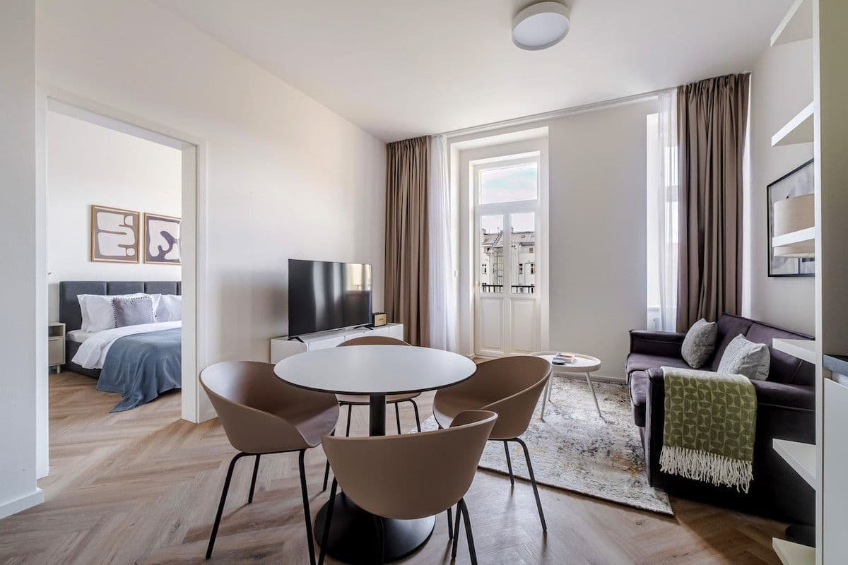Prenájom bytu 47 m², Sázavská, Praha, Praha Prenájom bytu 47 m², Sázavská, Praha, Praha