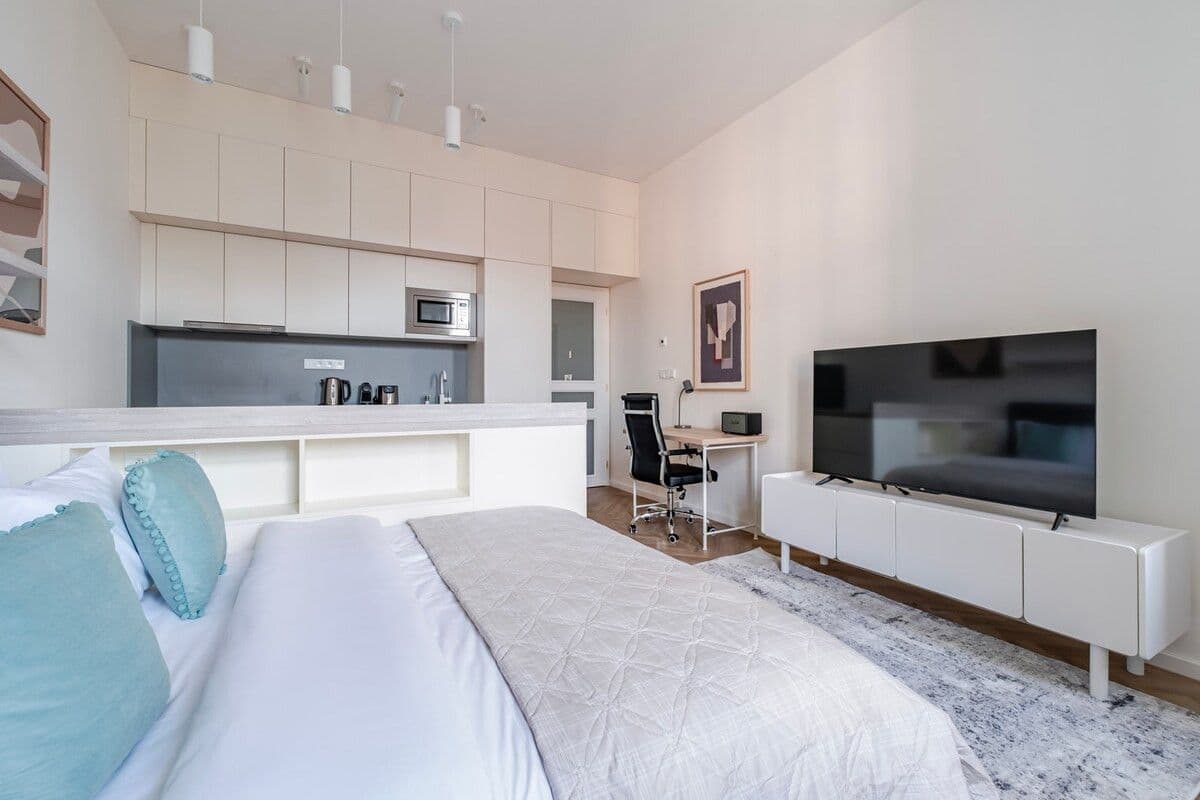 Prenájom bytu 29 m², Sázavská, Praha, Praha Prenájom bytu 29 m², Sázavská, Praha, Praha