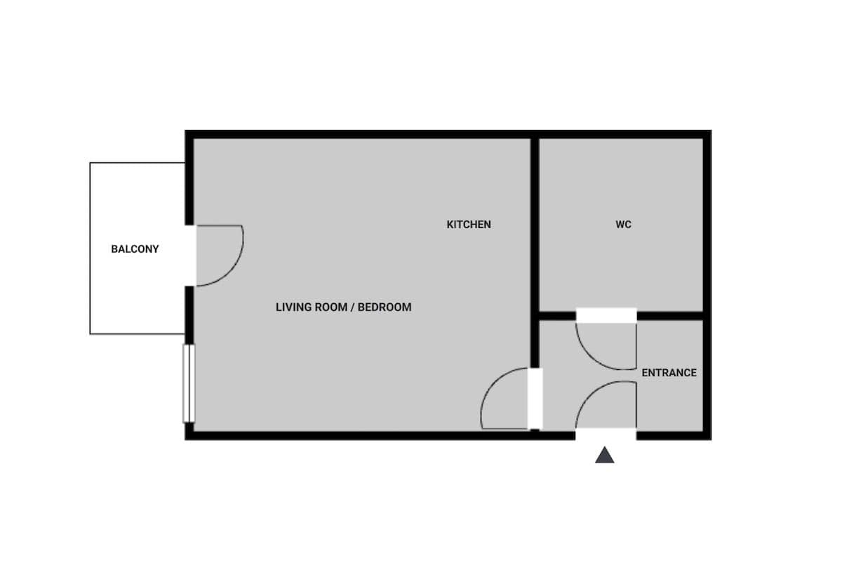 Prenájom bytu 29 m², Sázavská, Praha, Praha Prenájom bytu 29 m², Sázavská, Praha, Praha