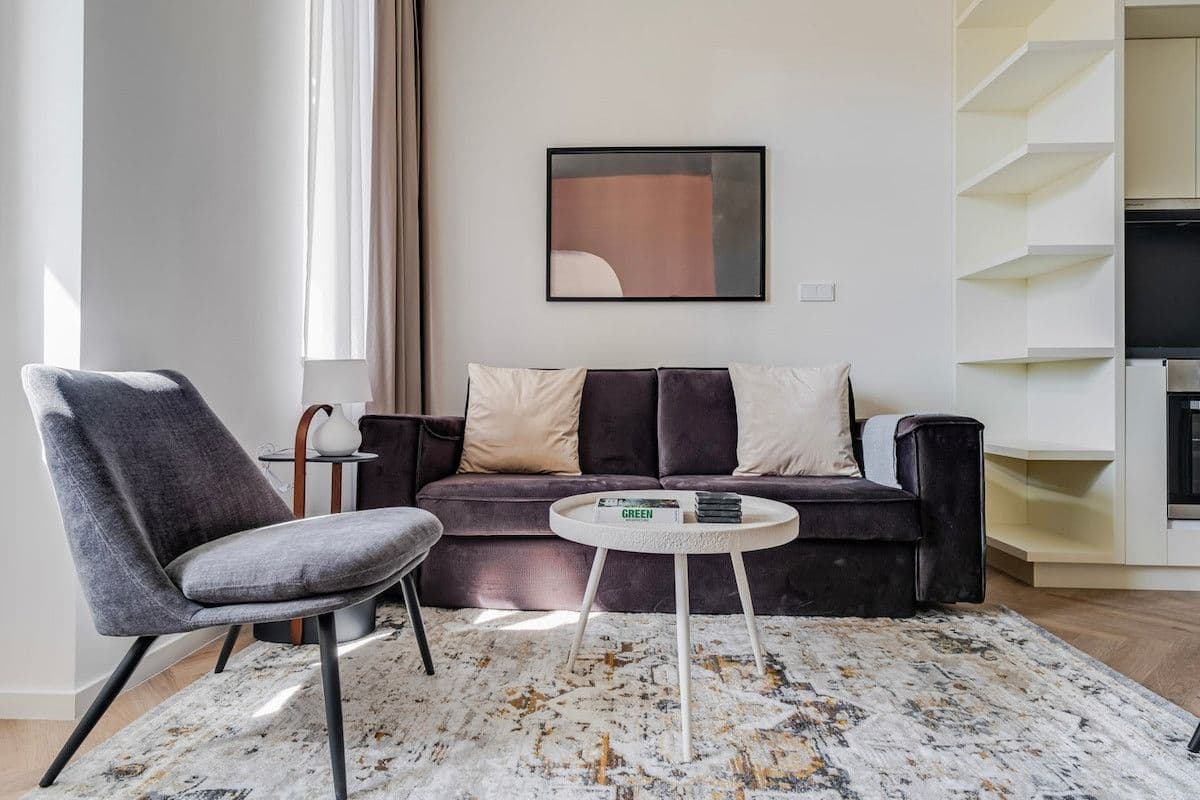 Prenájom bytu 46 m², Sázavská, Praha, Praha Prenájom bytu 46 m², Sázavská, Praha, Praha