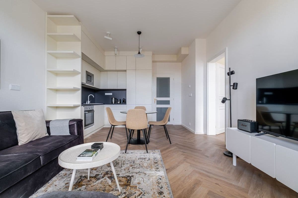 Prenájom bytu 46 m², Sázavská, Praha, Praha Prenájom bytu 46 m², Sázavská, Praha, Praha