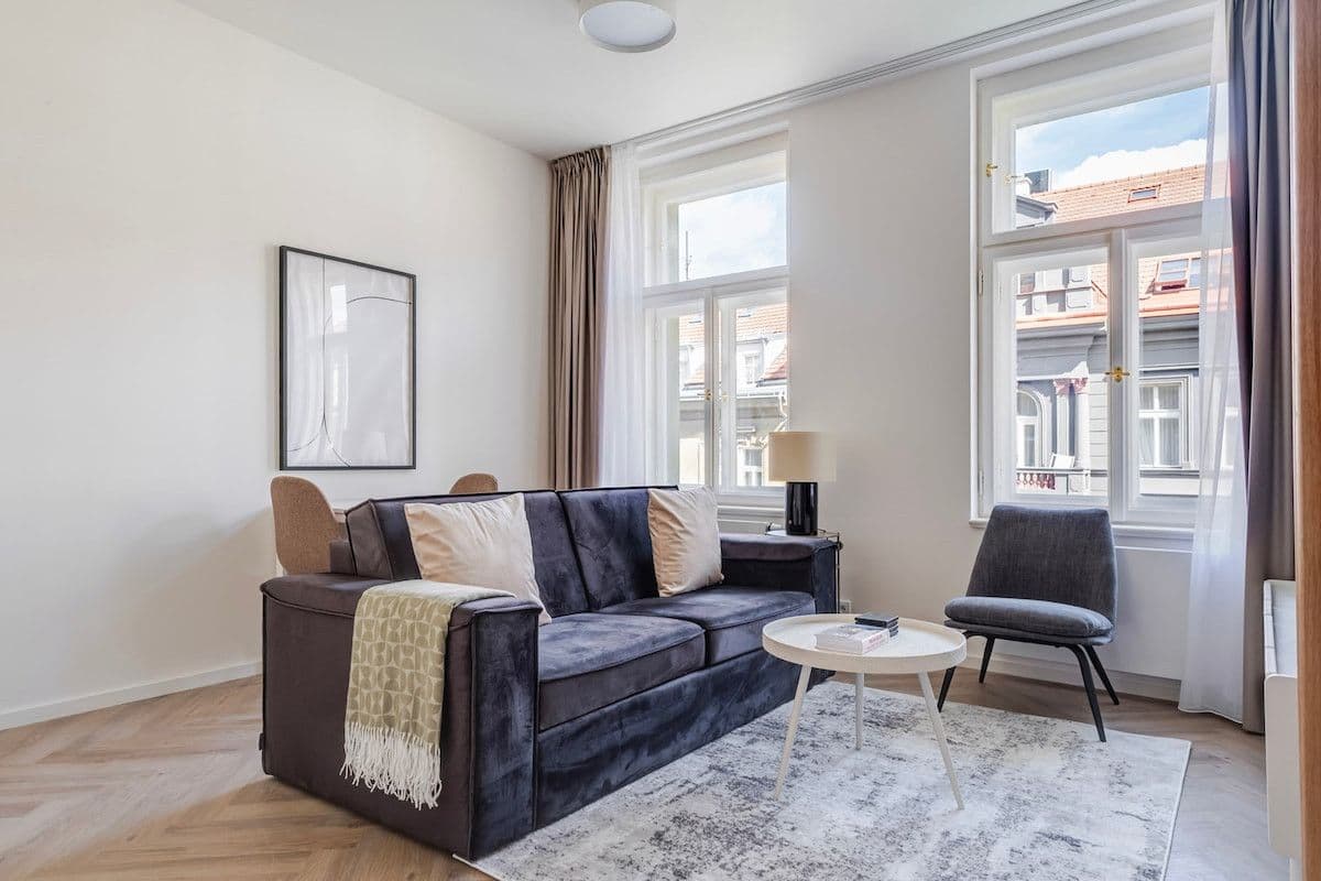 Prenájom bytu 41 m², Sázavská, Praha, Praha Prenájom bytu 41 m², Sázavská, Praha, Praha