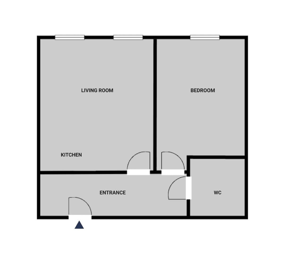 Prenájom bytu 41 m², Sázavská, Praha, Praha Prenájom bytu 41 m², Sázavská, Praha, Praha