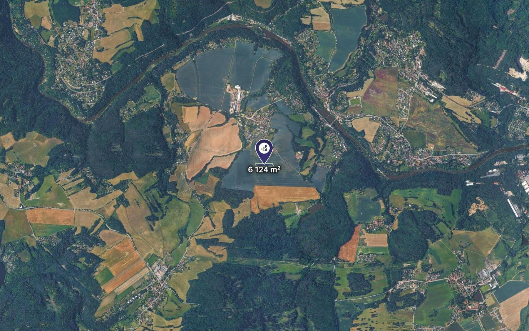Predaj pozemku 6.124 m², Kamenný Přívoz, Středočeský kraj Predaj pozemku 6.124 m², Kamenný Přívoz, Středočeský kraj