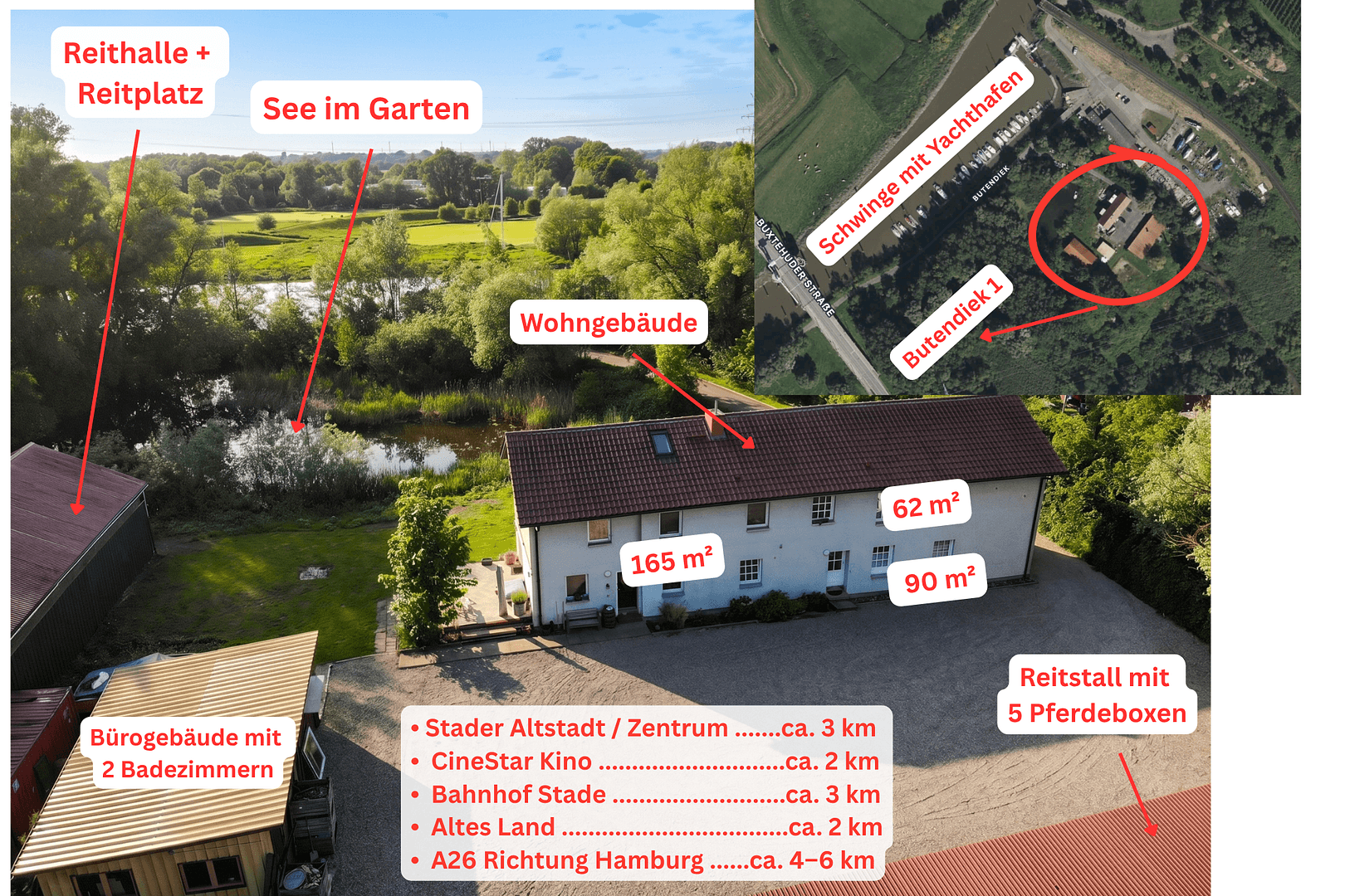 Predaj domu 316 m², pozemok 4.754 m², Butendiek 1, Stade, Dolné Sasko Predaj domu 316 m², pozemok 4.754 m², Butendiek 1, Stade, Dolné Sasko