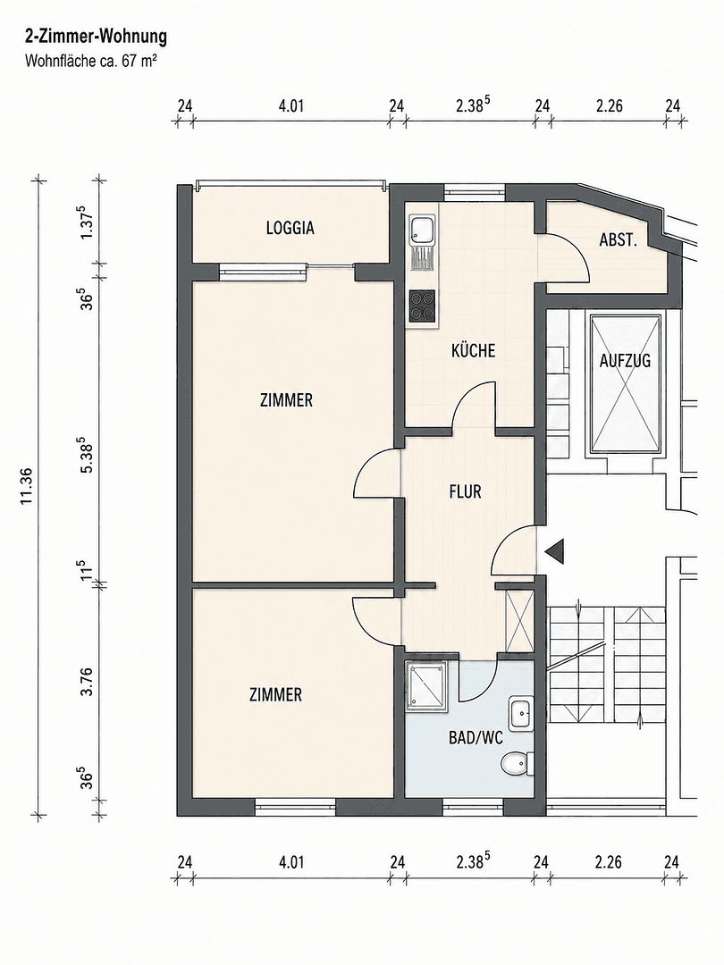 Predaj bytu 2-izbový 67 m², Zabelsteinstraße 2, Schweinfurt, Bavorsko Predaj bytu 2-izbový 67 m², Zabelsteinstraße 2, Schweinfurt, Bavorsko