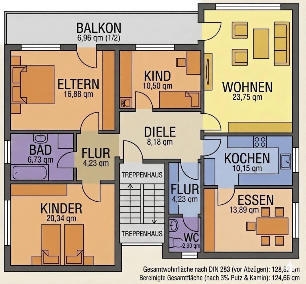 Predaj bytu 5-izbový 125 m², Bergatreute, Bádensko-Wurttembersko Predaj bytu 5-izbový 125 m², Bergatreute, Bádensko-Wurttembersko