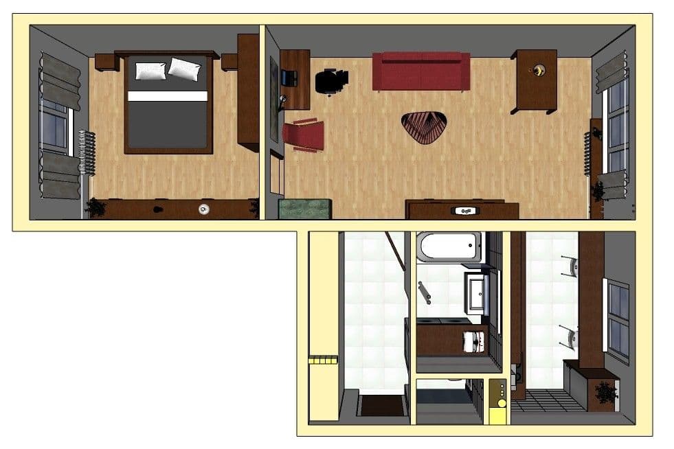 Prenájom bytu 2-izbový 55 m², Nad Vodovodem, Praha, Praha Prenájom bytu 2-izbový 55 m², Nad Vodovodem, Praha, Praha