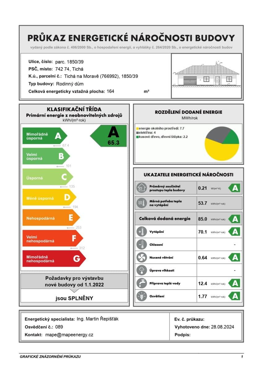Predaj domu 144 m², pozemok 988 m², Tichá, Moravskoslezský kraj Predaj domu 144 m², pozemok 988 m², Tichá, Moravskoslezský kraj