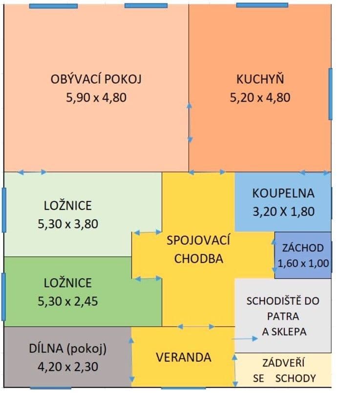 Predaj domu 120 m², pozemok 742 m², Riegrova, Golčův Jeníkov, Kraj Vysočina Predaj domu 120 m², pozemok 742 m², Riegrova, Golčův Jeníkov, Kraj Vysočina