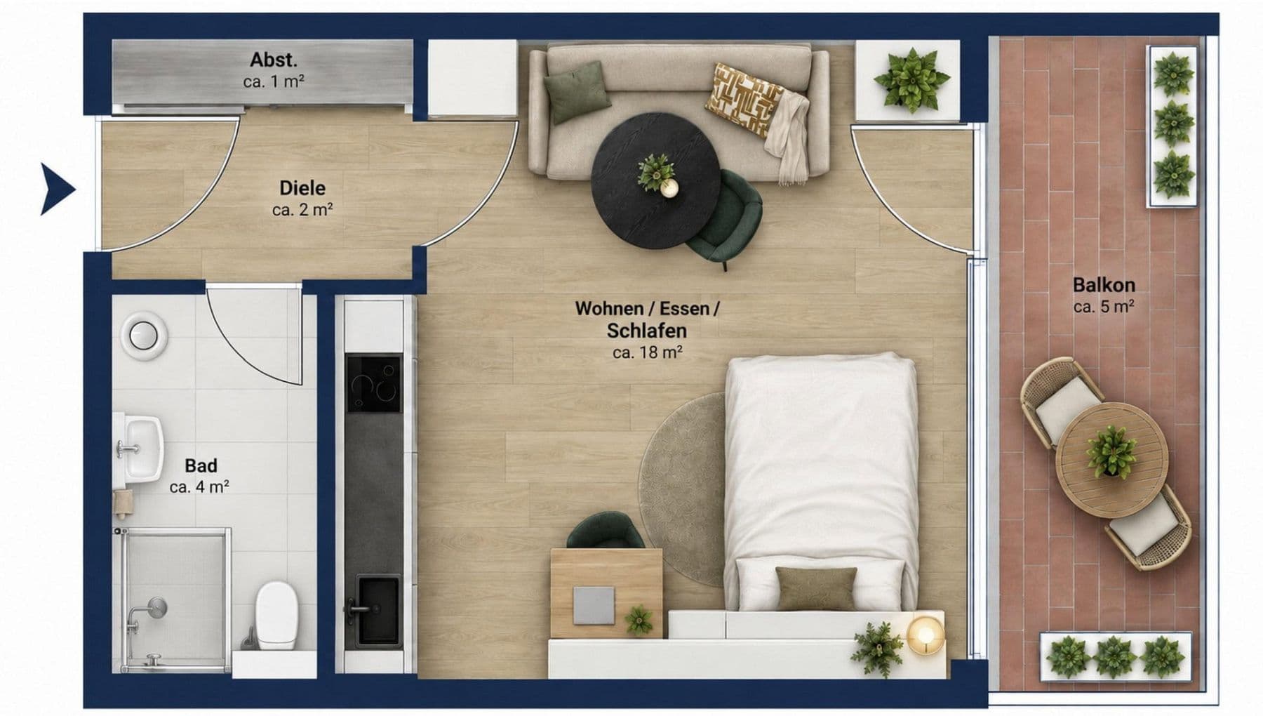 Predaj bytu 1-izbový 30 m², Hesseloherstraße, München, Bavorsko Predaj bytu 1-izbový 30 m², Hesseloherstraße, München, Bavorsko