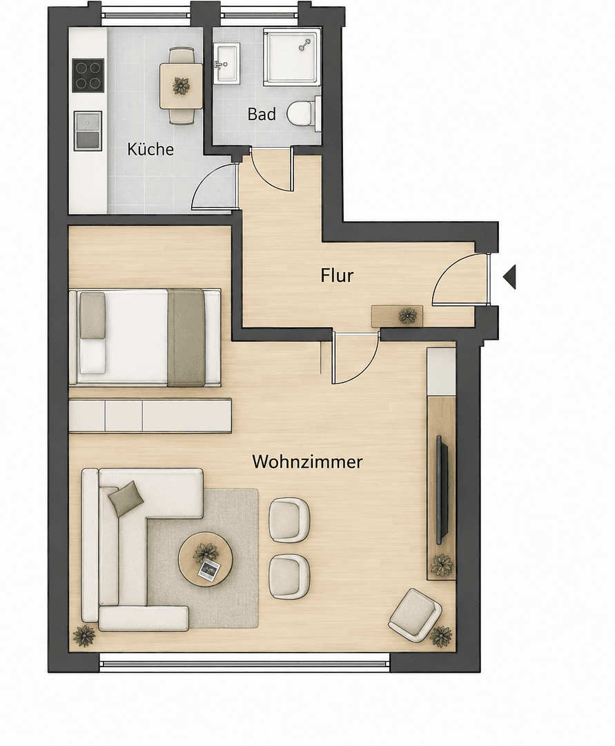 Predaj bytu 1-izbový 39 m², Stuttgart, Bádensko-Wurttembersko Predaj bytu 1-izbový 39 m², Stuttgart, Bádensko-Wurttembersko