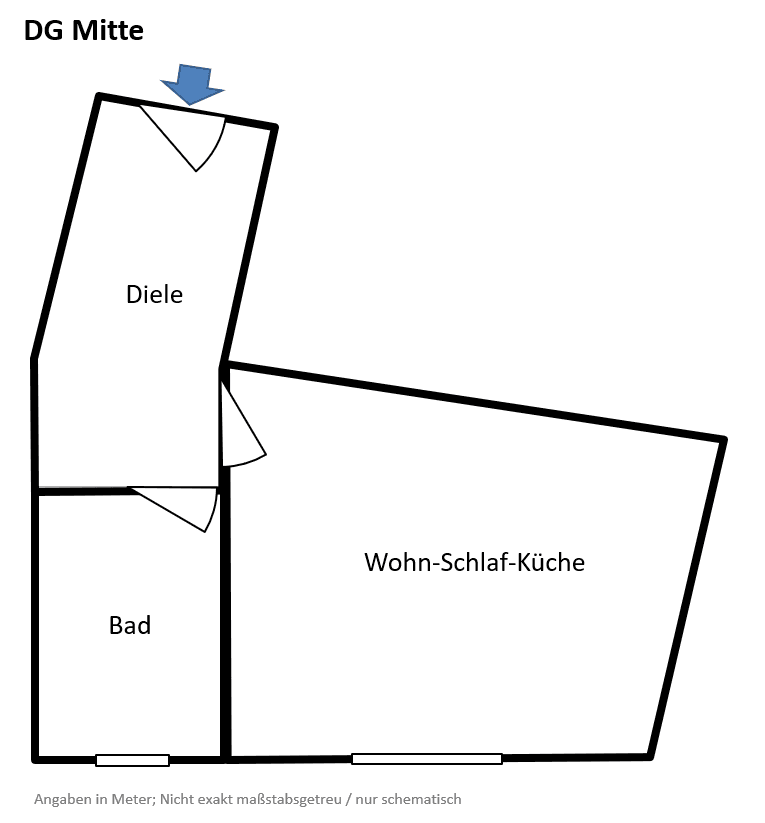 Prenájom bytu 1-izbový 24 m², Agnesstr. 16, Essen, Severné Porýnie - Westfálsko Prenájom bytu 1-izbový 24 m², Agnesstr. 16, Essen, Severné Porýnie - Westfálsko