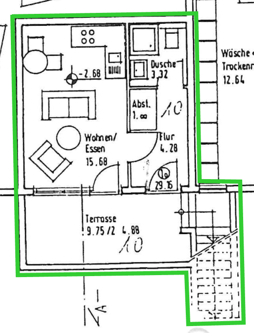 Prenájom bytu 1-izbový 29 m², Goldmorgenstraße 5, Limburg an der Lahn, Hesensko Prenájom bytu 1-izbový 29 m², Goldmorgenstraße 5, Limburg an der Lahn, Hesensko