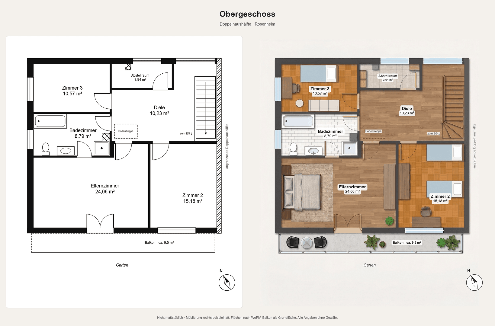 Predaj domu 151 m², pozemok 394 m², Rosenheim, Bavorsko Predaj domu 151 m², pozemok 394 m², Rosenheim, Bavorsko