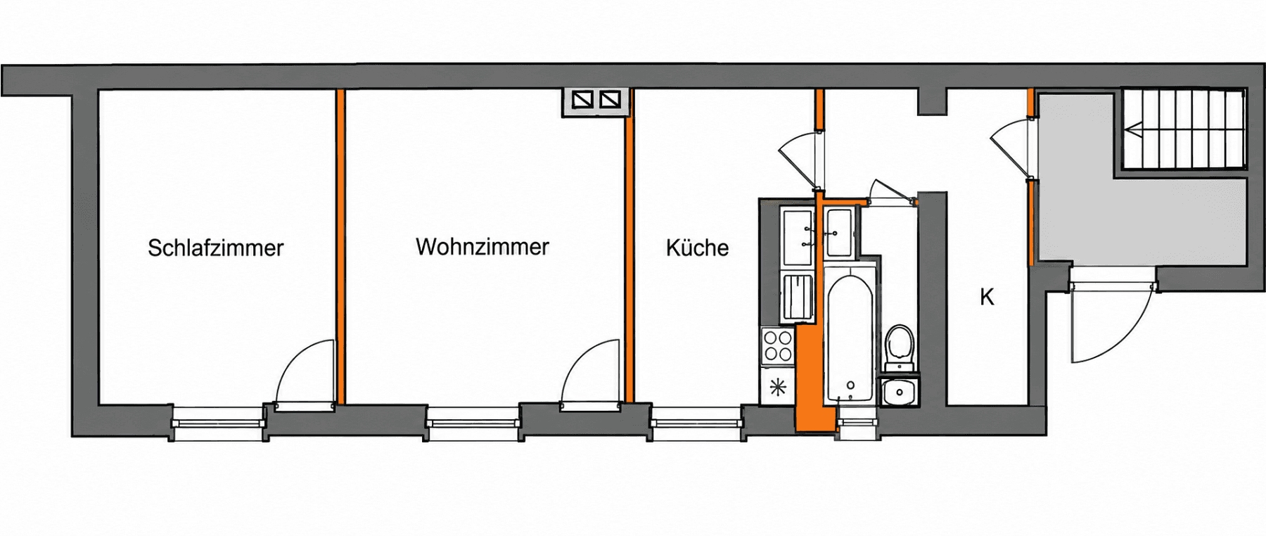 Prenájom bytu 2-izbový 45 m², Florastr. 38, Krefeld, Severné Porýnie - Westfálsko Prenájom bytu 2-izbový 45 m², Florastr. 38, Krefeld, Severné Porýnie - Westfálsko