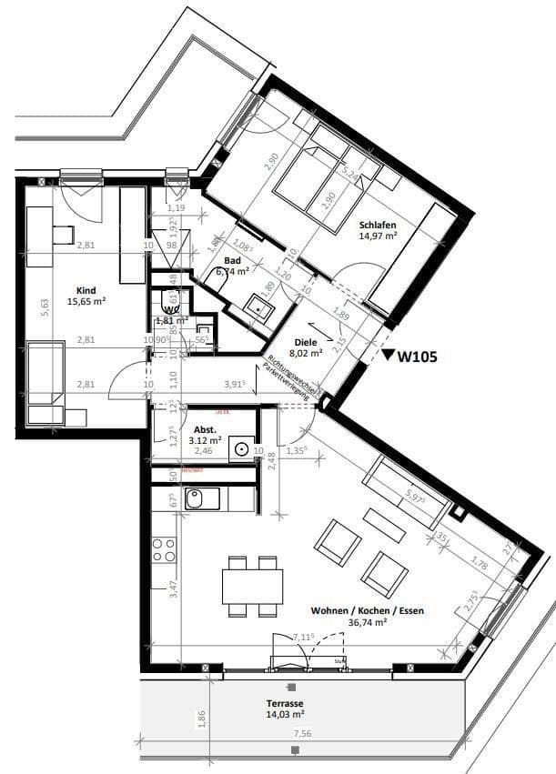 Predaj bytu 3-izbový 95 m², Schönefeld, Brandenbursko Predaj bytu 3-izbový 95 m², Schönefeld, Brandenbursko