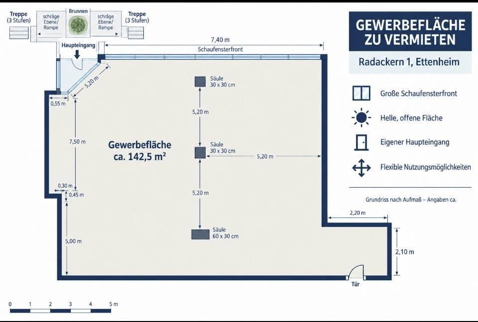 Prenájom nebytového priestoru 142 m², Radackern 1, Ettenheim, Bádensko-Wurttembersko Prenájom nebytového priestoru 142 m², Radackern 1, Ettenheim, Bádensko-Wurttembersko