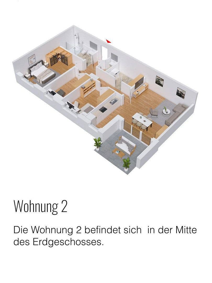 Prenájom bytu 4-izbový 95 m², Wissinger Mark 20, Bissendorf, Dolné Sasko Prenájom bytu 4-izbový 95 m², Wissinger Mark 20, Bissendorf, Dolné Sasko