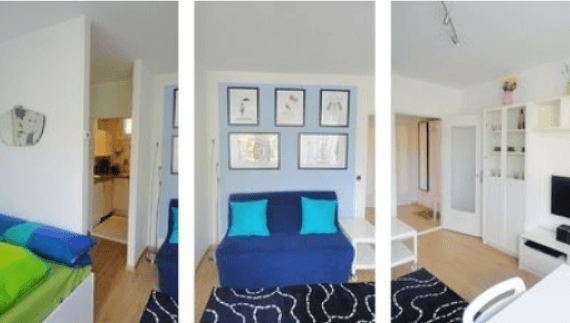 Prenájom bytu 1-izbový 29 m², Berlin, Berlín Prenájom bytu 1-izbový 29 m², Berlin, Berlín
