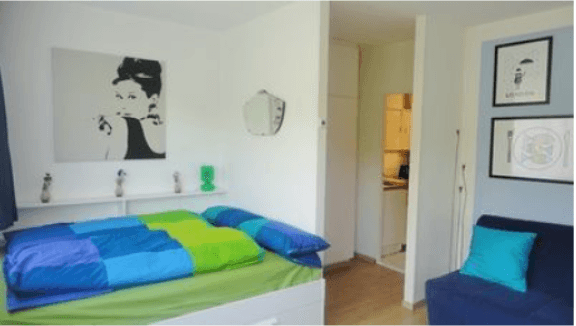 Prenájom bytu 1-izbový 29 m², Berlin, Berlín Prenájom bytu 1-izbový 29 m², Berlin, Berlín