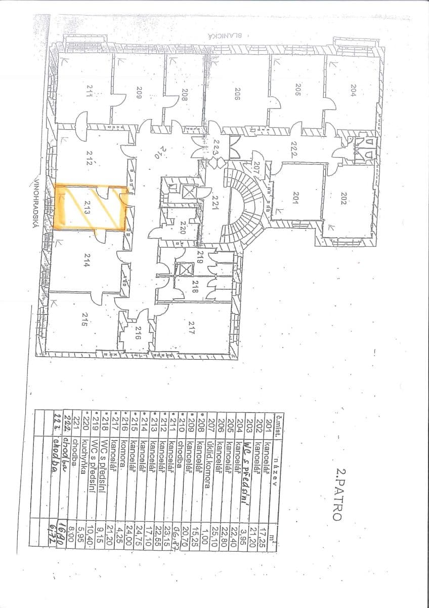 Prenájom kancelárie 17 m², Blanická, Praha, Praha Prenájom kancelárie 17 m², Blanická, Praha, Praha