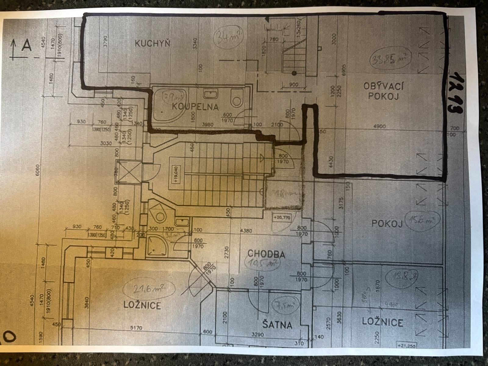 Prenájom bytu 100 m², Milešovská, Praha, Praha Prenájom bytu 100 m², Milešovská, Praha, Praha