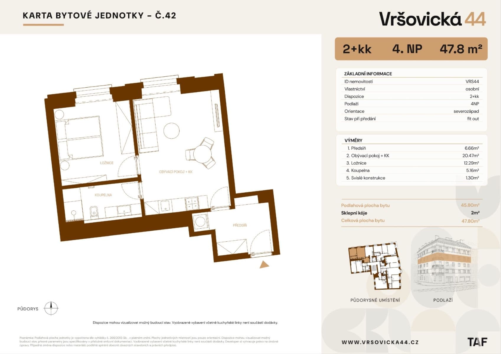 Predaj bytu 2-izbový 48 m², Vršovická, Praha, Praha Predaj bytu 2-izbový 48 m², Vršovická, Praha, Praha