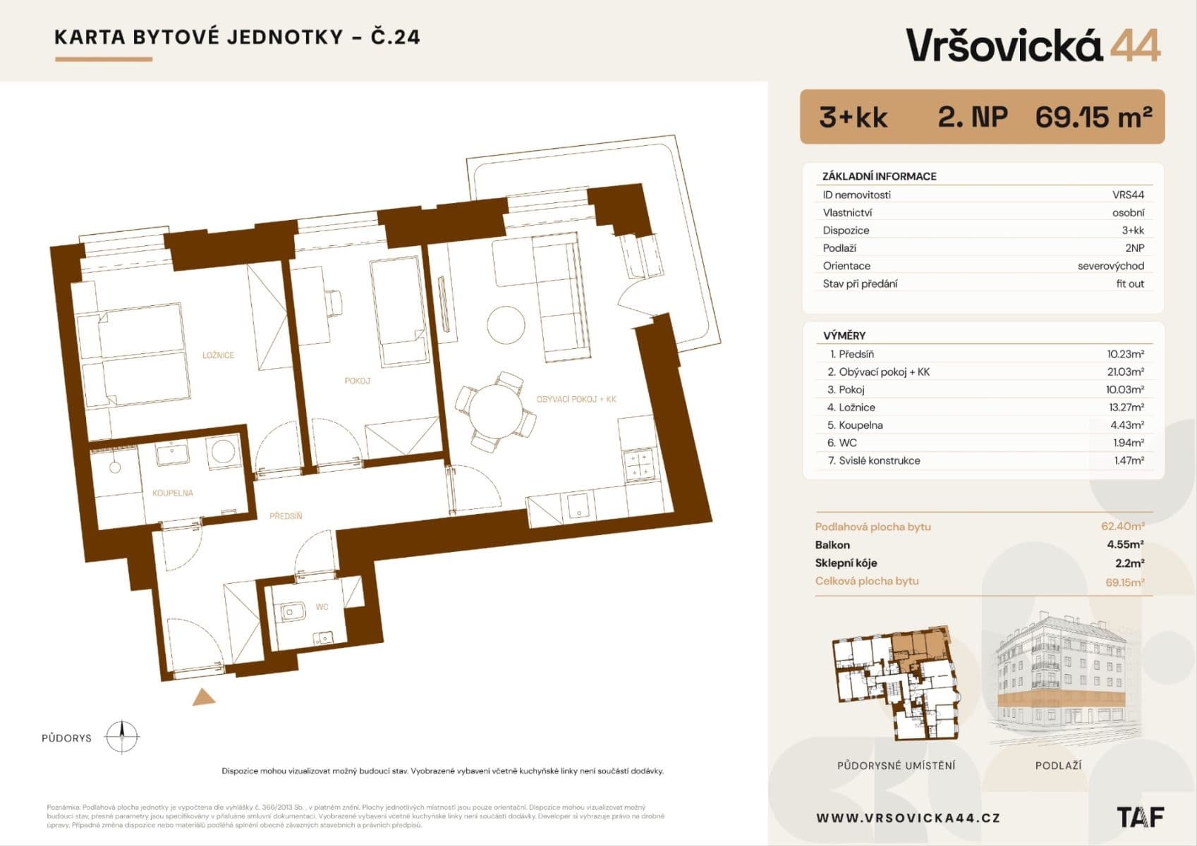 Predaj bytu 3-izbový 69 m², Vršovická, Praha, Praha Predaj bytu 3-izbový 69 m², Vršovická, Praha, Praha