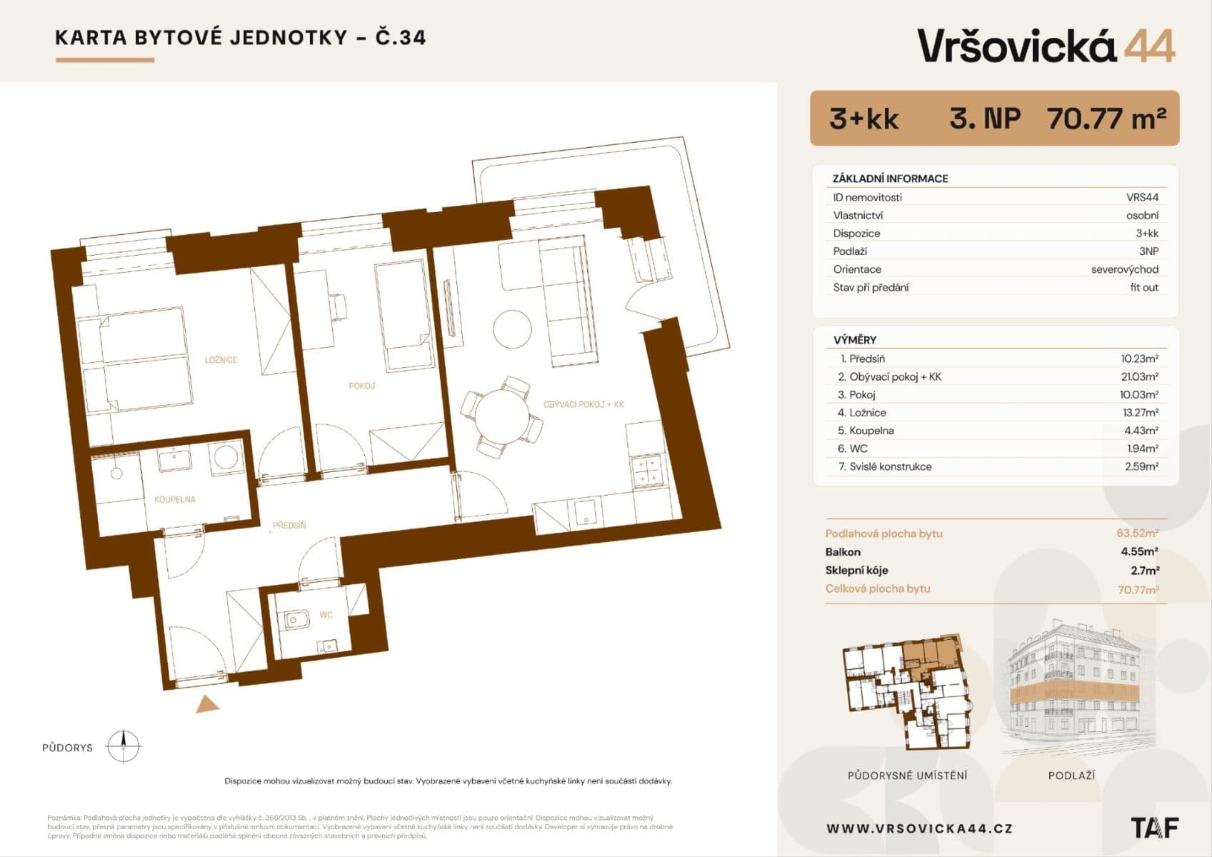 Predaj bytu 3-izbový 71 m², Vršovická, Praha, Praha Predaj bytu 3-izbový 71 m², Vršovická, Praha, Praha