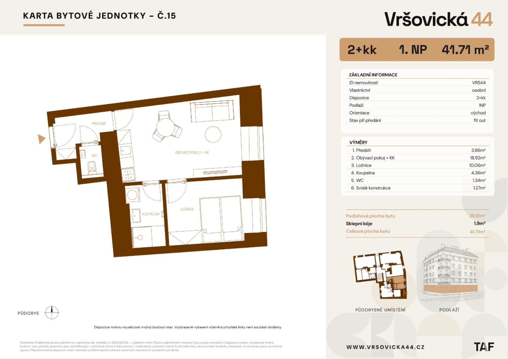 Predaj bytu 2-izbový 42 m², Vršovická, Praha, Praha Predaj bytu 2-izbový 42 m², Vršovická, Praha, Praha
