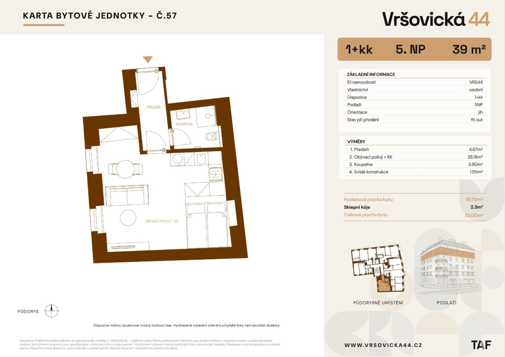 Predaj bytu 1-izbový 39 m², Vršovická, Praha, Praha Predaj bytu 1-izbový 39 m², Vršovická, Praha, Praha