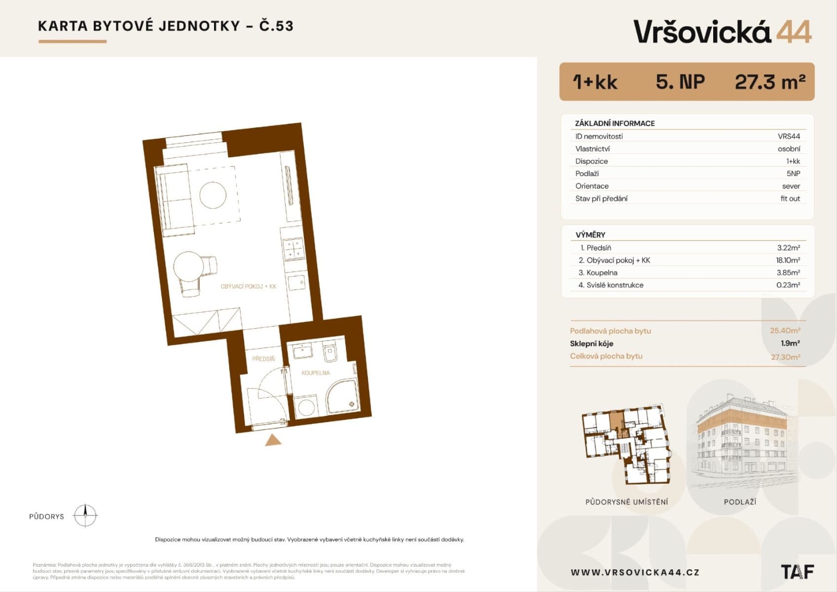 Predaj bytu 1-izbový 27 m², Vršovická, Praha, Praha Predaj bytu 1-izbový 27 m², Vršovická, Praha, Praha