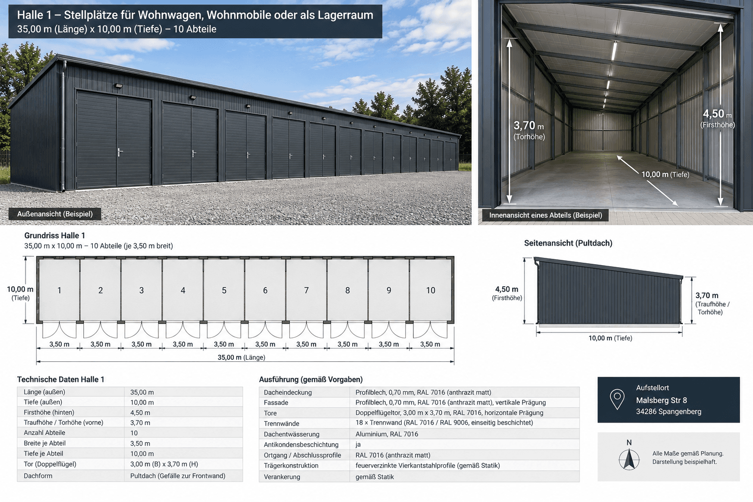 Prenájom garáže 11.000 m², Malsberg Str 8, Spangenberg, Hesensko Prenájom garáže 11.000 m², Malsberg Str 8, Spangenberg, Hesensko