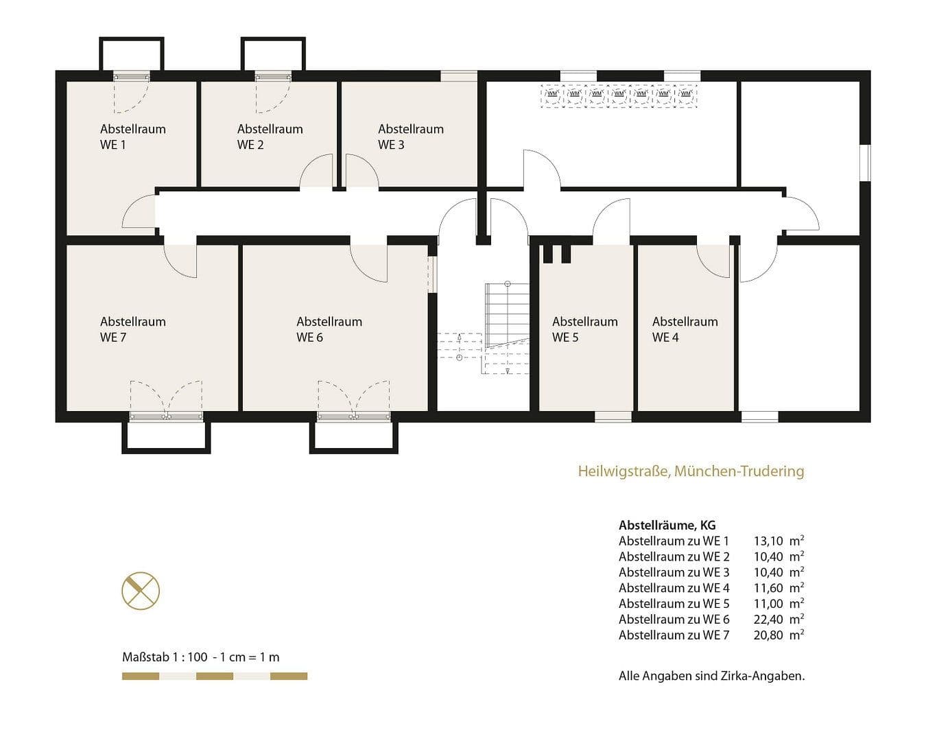 Prenájom bytu 3-izbový 81 m², Heilwigstraße 19, München-Trudering, Bavorsko Prenájom bytu 3-izbový 81 m², Heilwigstraße 19, München-Trudering, Bavorsko