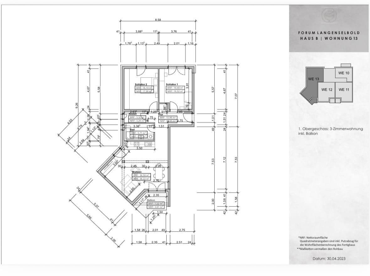Prenájom bytu 3-izbový 94 m², Friedrichstraße 8a, Langenselbold, Hesensko Prenájom bytu 3-izbový 94 m², Friedrichstraße 8a, Langenselbold, Hesensko