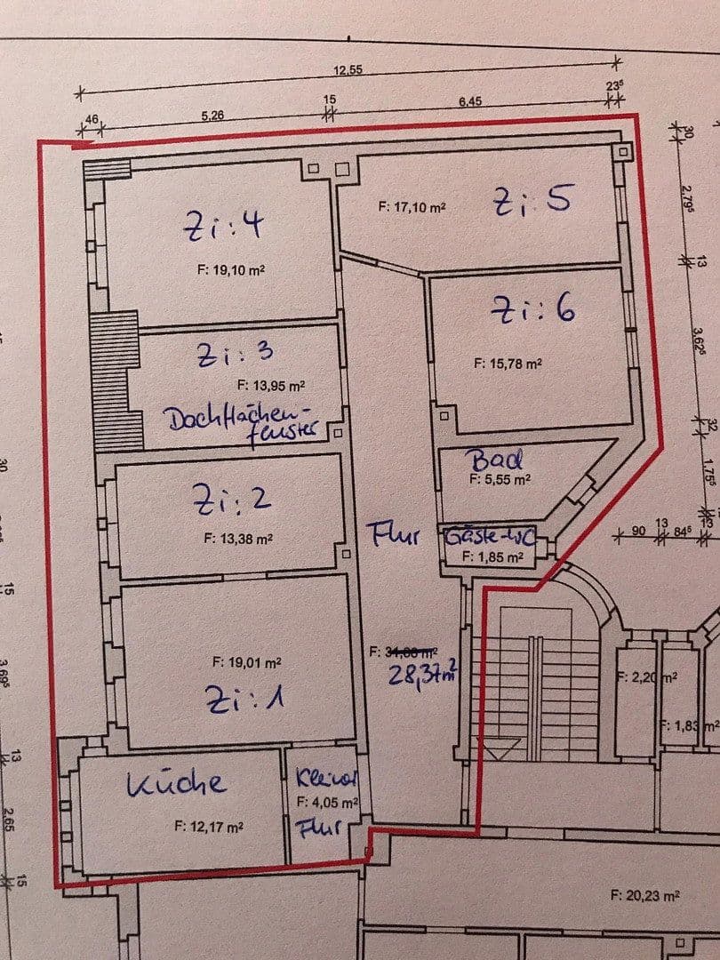 Prenájom bytu 6-izbový 151 m², Reichenhainer Str. 52, Chemnitz, Sasko Prenájom bytu 6-izbový 151 m², Reichenhainer Str. 52, Chemnitz, Sasko