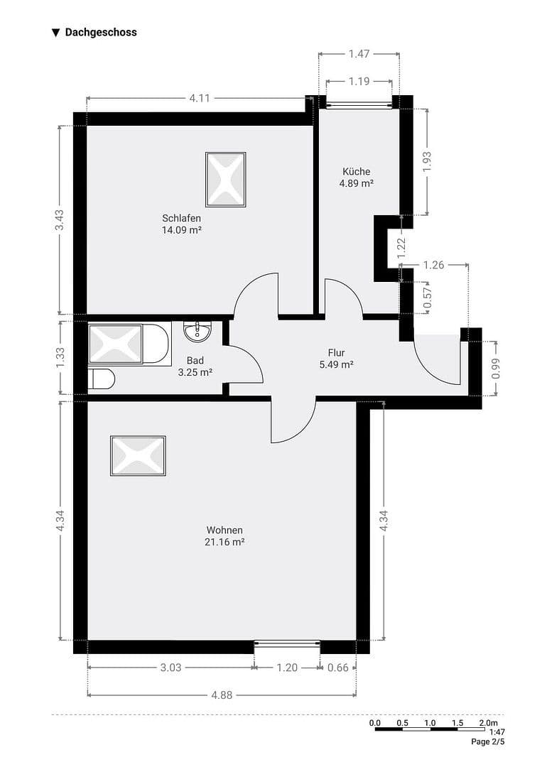 Predaj bytu 2-izbový 44 m², Frankfurt am Main, Hesensko Predaj bytu 2-izbový 44 m², Frankfurt am Main, Hesensko