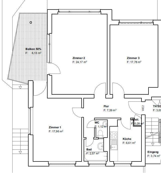 Prenájom bytu 3-izbový 84 m², Oberstenfeld, Bádensko-Wurttembersko Prenájom bytu 3-izbový 84 m², Oberstenfeld, Bádensko-Wurttembersko