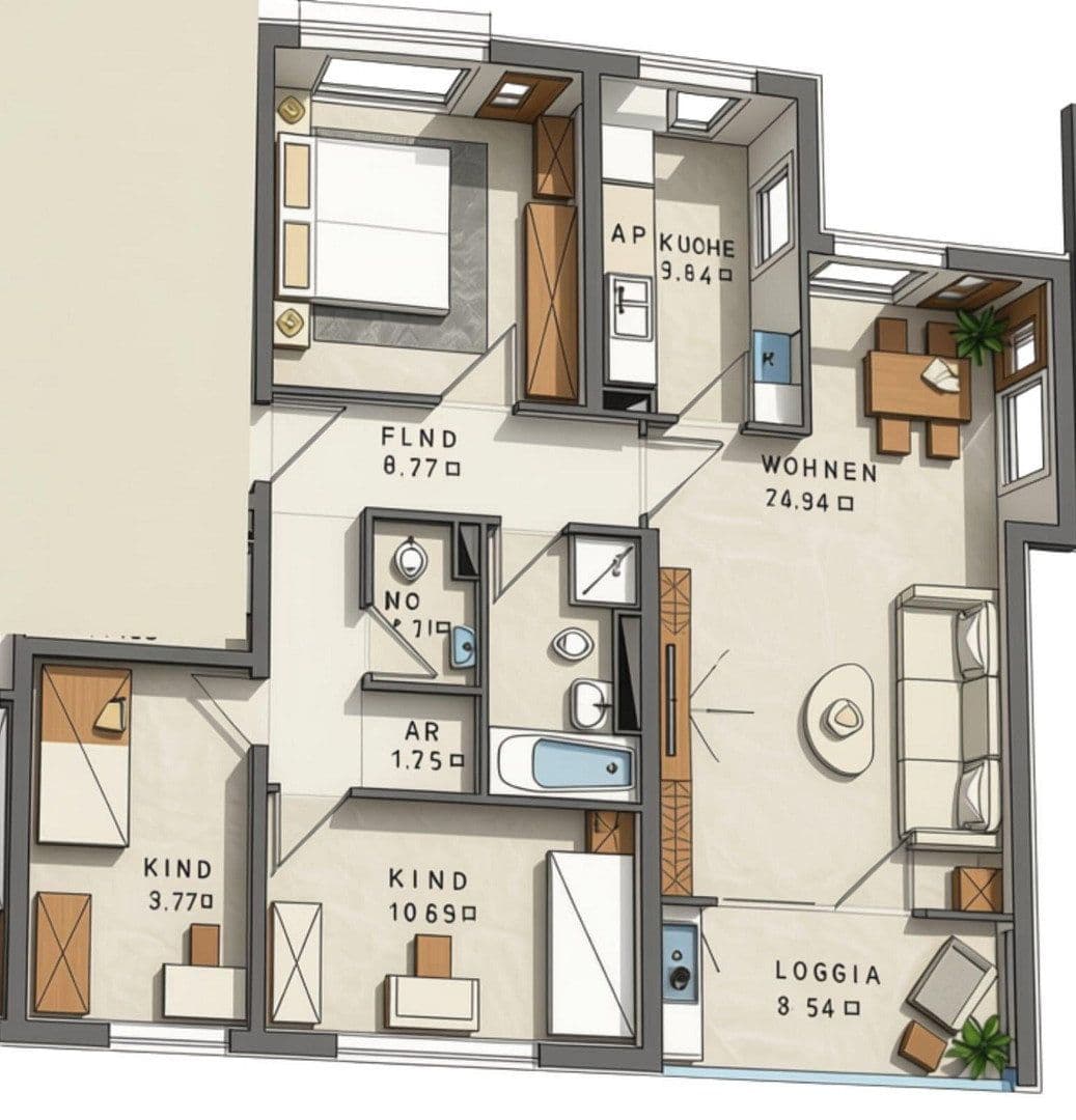 Predaj bytu 4-izbový 92 m², Dörpfeldstr., Erkrath, Severné Porýnie - Westfálsko Predaj bytu 4-izbový 92 m², Dörpfeldstr., Erkrath, Severné Porýnie - Westfálsko