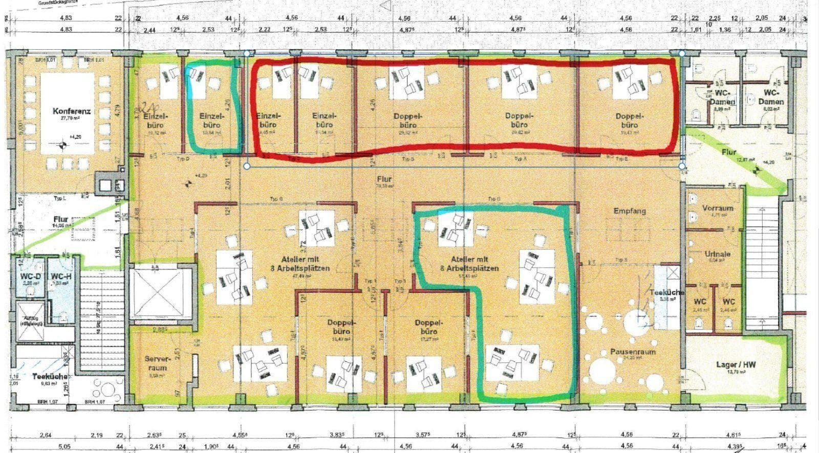 Prenájom kancelárie 400 m², Holstenkamp 46a, Hamburg, Hamburg Prenájom kancelárie 400 m², Holstenkamp 46a, Hamburg, Hamburg