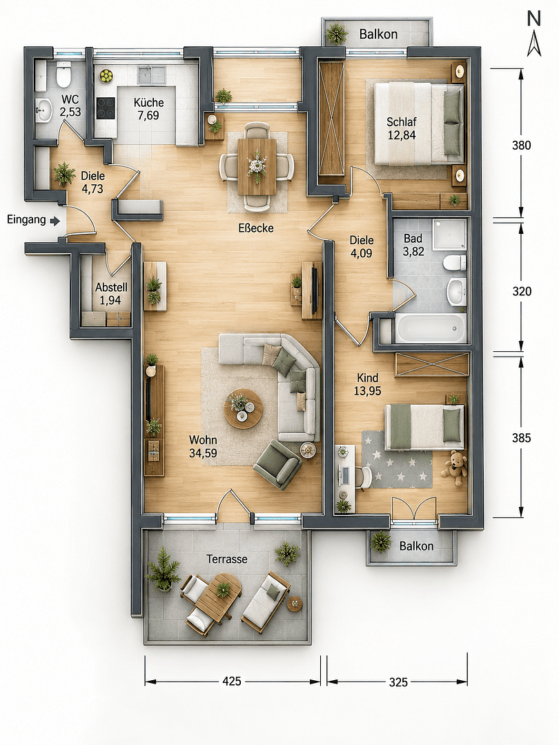Predaj bytu 3-izbový 92 m², Erkrath, Severné Porýnie - Westfálsko Predaj bytu 3-izbový 92 m², Erkrath, Severné Porýnie - Westfálsko