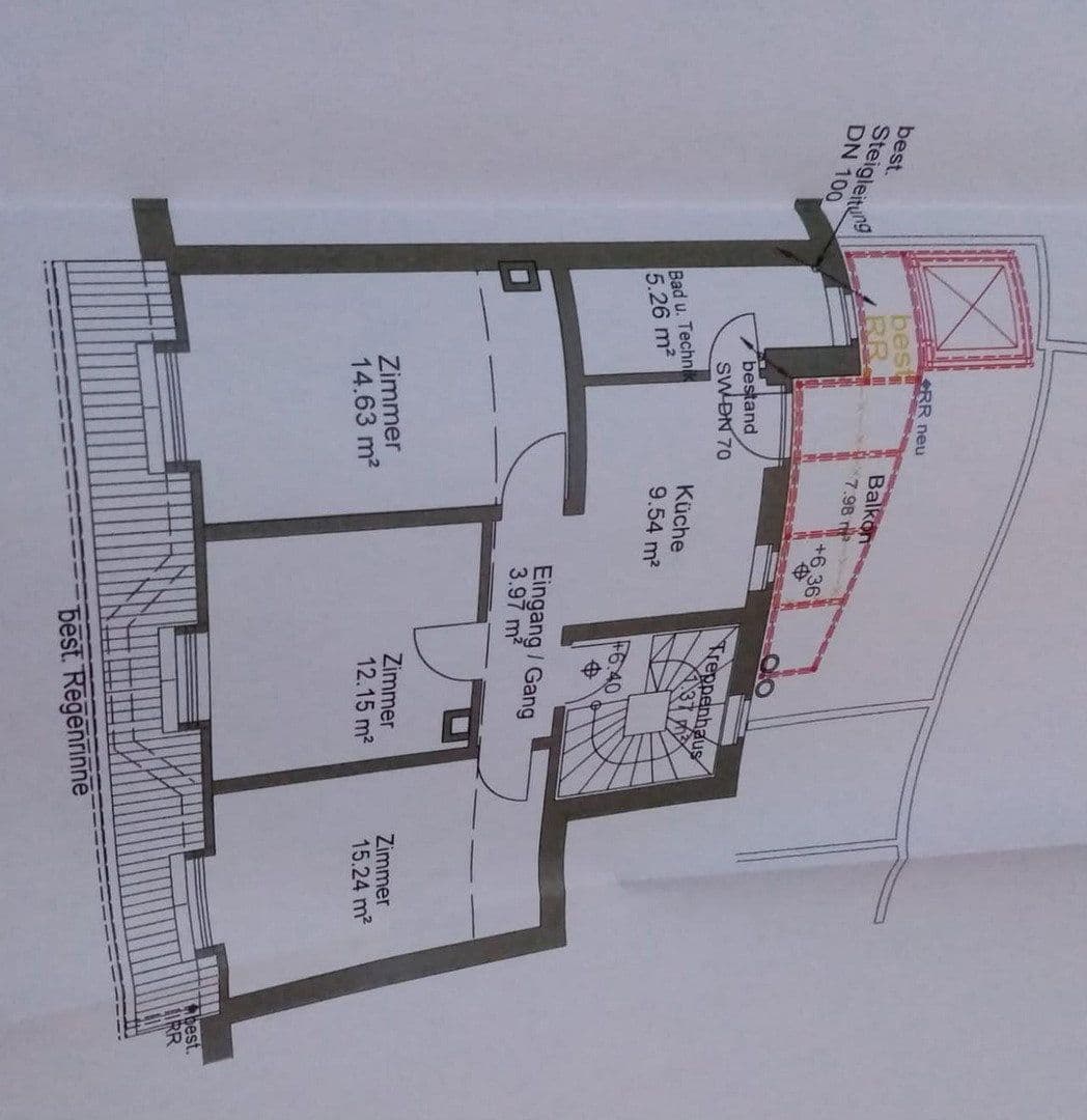 Prenájom bytu 3-izbový 61 m², Grabenstrasse 2, Lörrach, Bádensko-Wurttembersko Prenájom bytu 3-izbový 61 m², Grabenstrasse 2, Lörrach, Bádensko-Wurttembersko