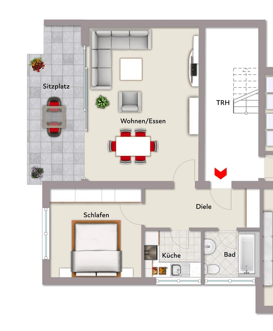 Prenájom bytu 2-izbový 65 m², Kehl, Bádensko-Wurttembersko Prenájom bytu 2-izbový 65 m², Kehl, Bádensko-Wurttembersko